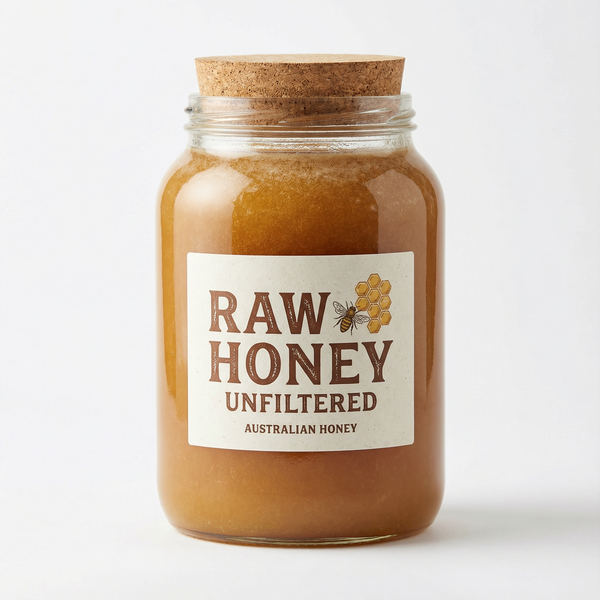 Raw Honey Unfiltered Australian